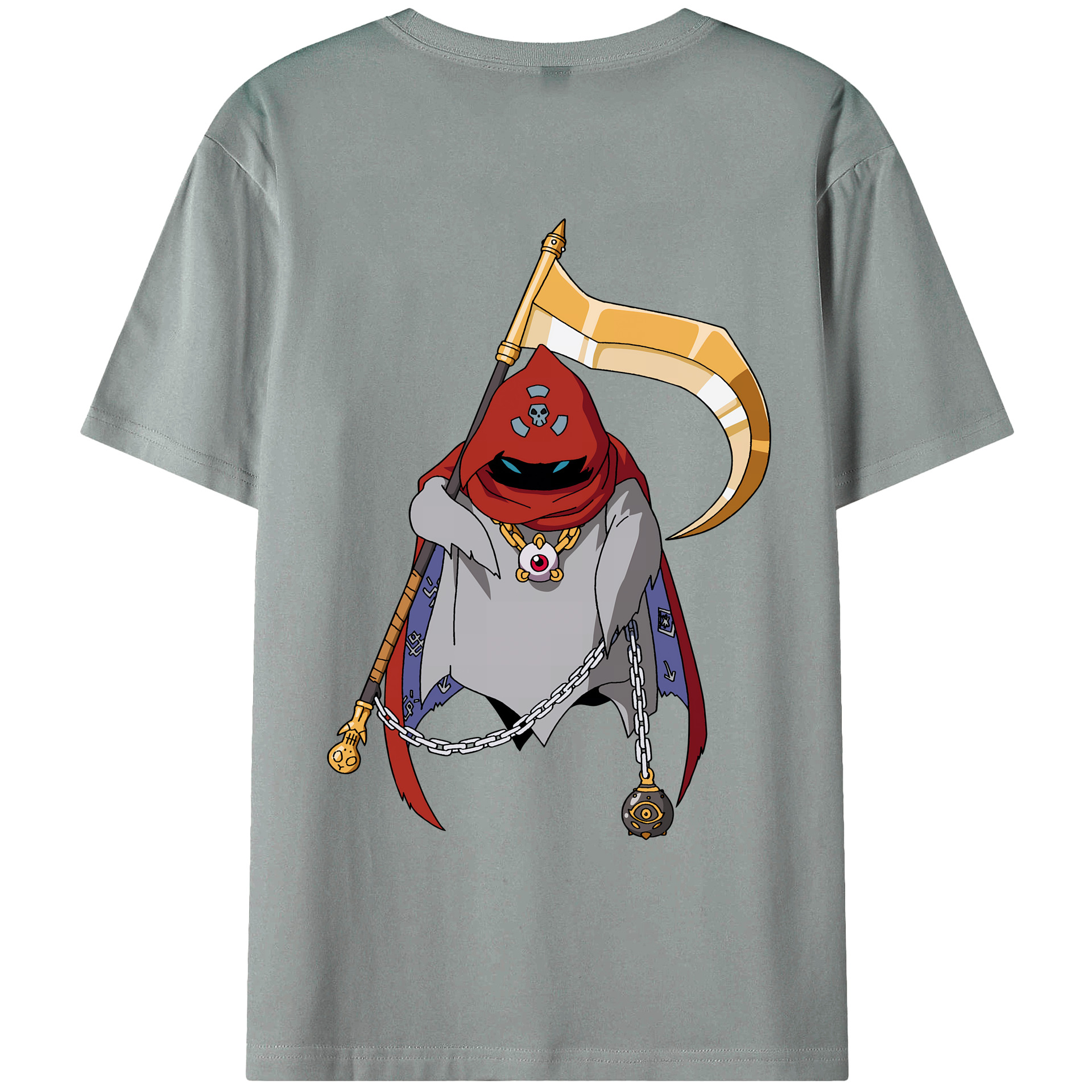 （画像用） Digimon デジタルモンスター/デジモン 綿100％ メンズ半袖Tシャツ（バックプリント） 通気性